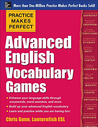 Practice Makes Perfect Advanced English Vocabulary Games (Practice Makes Perfect Series)