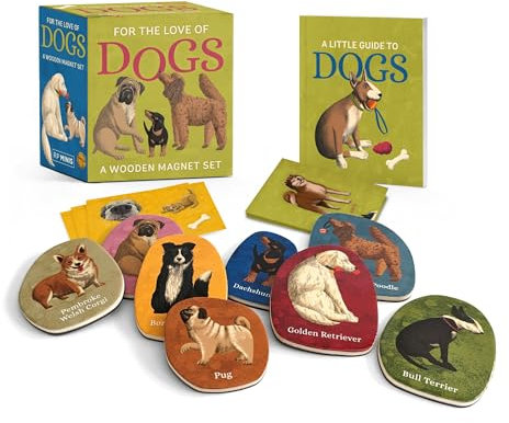 For the Love of Dogs: A Wooden Magnet Set (RP Minis)
