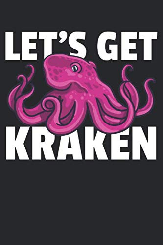 Oktopus Notizbuch: Oktopus Notizbuch für Kraken oder Tintenfisch Liebhaber / Notizheft / Notizblock A5 (6x9in) Dotted Notebook / Punkteraster / 120 gepunktete Seiten