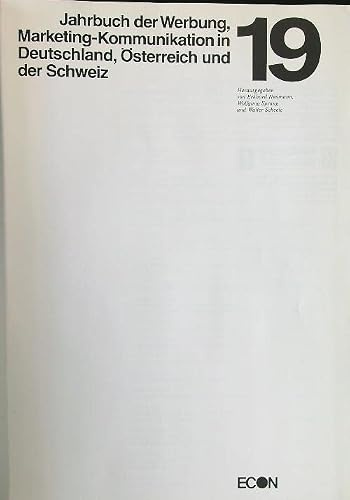 Jahrbuch der Werbung 1982, Bd. 19