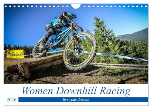 Women Downhill Racing (Wandkalender 2026 DIN A4 quer), CALVENDO Monatskalender: Spannender Sportkalender (CALVENDO Sport)