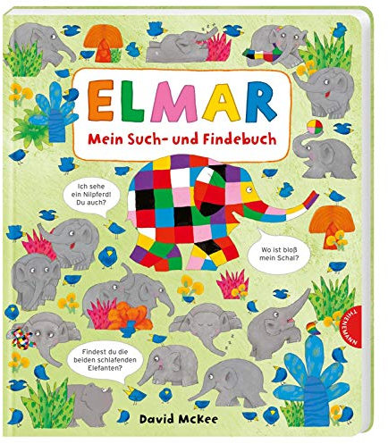 Elmar: Mein Such-und Findebuch: Der bunte Elefant lädt zum Mitmachen ein