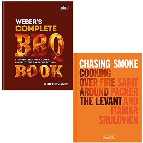 Weber's Complete BBQ Book By Jamie Purviance & Chasing Smoke Cooking over Fire Around the Levant By Sarit Packer, Itamar Srulovich 2 Books Collection Set