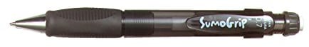 SAKURA Sumo Grip Mechanical Pencil - 0.7 mm Black - Trendy Design with Sturdy Clip & Rubber Grip for Comfortable Writing