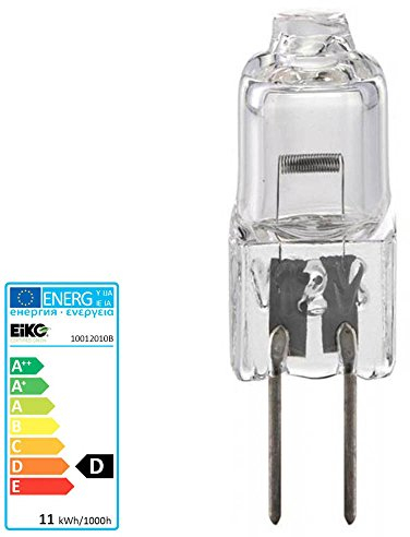 S+H Halogen-Backofenlampe 8x31mm Sockel G4 12 Volt 10 Watt 300 Grad