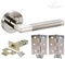 New Door Pack 5 Sets of Door Handles, Latch & Hinges H23 HL 5 Pack - from Handle King