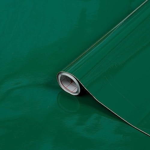 d-c-fix Möbel-Klebefolie Smaragd dunkel-grün Hochglanz 45 cm x 2 m - Möbelfolie selbstklebend Küchenfolie Folierung Küchen-Schrank Deko-Folie Tisch Tischfolie Fensterbank Küchenfronten glänzend