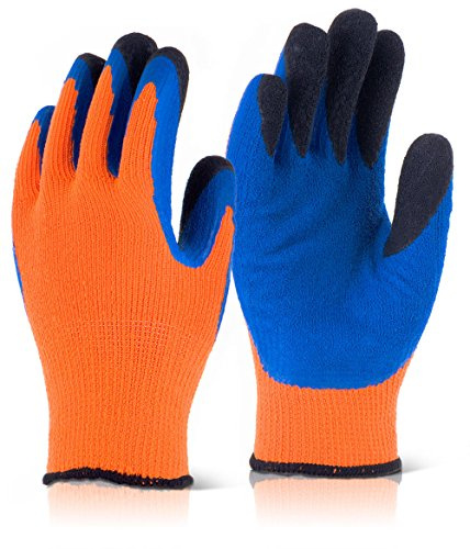 LATEX THERMO-STAR FULLY DIPPED GLOVE ORANGE 10