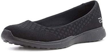 Skechers Women's Microburst - one-up Fashion Sneaker, Black, 5.5 6 UK