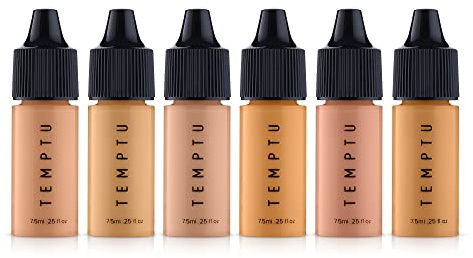 TEMPTU 24-Hour Hydra Lock Airbrush Foundation 6-pack light/medium