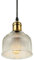 LFsem Vintage Industrielle Pendelleuchte Bunte Glas Lampenschirm Decken Leuchte E27 Loft Hängelampe Suspension Beleuchtung Für Restaurants Bar (Klar)
