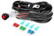 RIGIDON Cablaggio barra led, 12V 40A 18AWG CC 2 Piombo Cablaggio Fendinebbia con Interruttore Kit Cavi Auto On-off per Barra LED Fuoristrada ATV Camion SUV e Moto (Modello C)