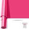 Bocguy Vinilo Textil Termoadhesivo, 30.5 CM X 610 CM Vinilo Textil Rosa Roja con Gancho Deshierbe, Vinilo Termoadhesivo Textil para DIY Camisetas y Más Telas, Fácil de Cortar (Rosa Roja)