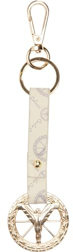 Carlo Colucci Schlüsselanhänger mit Logoband Creme OS
