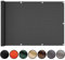 ZQXFZ Sichtschutz Garten 100x800 cm Sichtschutz Terrasse Ohne Bohren Sichtschutz Balkone mit Ösen und Kordel, für Balkongeländer Garte Balkone Tauchbecken Dunkelgrau