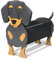 TTiiLoe Niedlicher Hunde-Pflanztopf, Dackel-Pflanztöpfe, PVC-Kräutergarten-Blumentöpfe, Cartoon-Hunde-Pflanzgefäße, Geschenke für Tierliebhaber, 34x24cm/13.38x9.44in