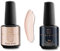 Shayenne UV Gel Nagellack 7 Nude Rose Rosa 15ml 2er Set UV LED Lampe + 2in1 Base Coat und Top Coat 15 ml (30 ml) Unterlack mit Überlack Nagel Lack Gellack Nagelgel Shellac