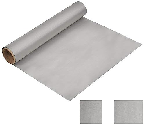 Rete Metallica Maglia Acciaio Inox 120 Mesh,rete metallica maglia piccola,Rodent Mesh Zanzariera Retinata, Foglio della Maglia Tessuta, Rete Anti-roditori,per Prevenire Zanzare e Insetti, Argento ( Si