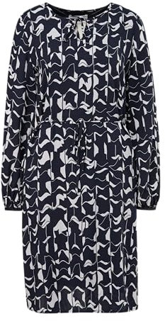 comma Kleid mit Bindeband