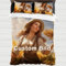 SQBABY Personalisierte Bettwäsche 135x200,Individuell Angepasste Bettbezug, Custom Gestalten Sie Ihre Bettwäsche und Kissenbezüge mit eigenem Foto Bild 3-teilig (Single 135x200cm)