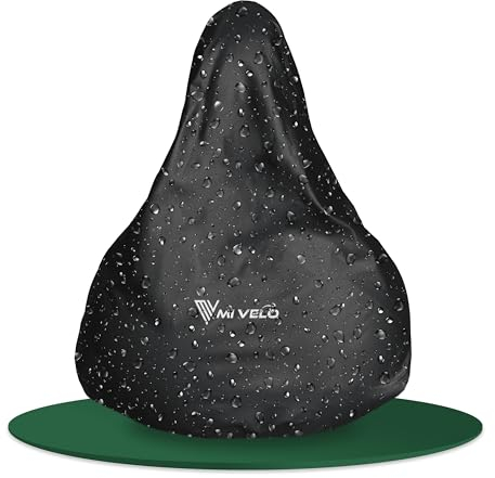 MIVELO Sattelüberzug Fahrrad I 100% wasserdicht & UV-Beständig I Überzug Sattel mit universaler Passform I Sattelschutz für Deinen Fahrradsattel