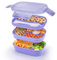 CIMOYBAI Lunchbox, 1900ML Brotdose mit Drei mit Fächern Auslaufsicher Bento Box Jausenbox für Erwachsene und Kinder, BPA-Freier Kunststoff für Mikrowelle und Spülmaschine (Purpurrot)