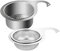 GoaePode Edelstahl Siebkorb Spüle, 2er Set Abnehmbarer Hängender Abflusskorb mit Feinfilter, Multi-Functional Drain Basket, Rostfreier Multi-Filter für Küchenspüle, Spülbecken, Gewerbeküchen