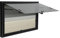 Finestra Tilt 500 x 300 mm per camper, finestra laterale per carovana, finestra di esposizione, finestra spinta con zanzariera, tenda integrata per roulotte, furgone, camper