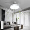 EXTRASTAR Ventilador de Techo con Luz LED 70W, con Mando a Distancia, 6 velocidades, CCT 3000-4200-6000K, 6600LM