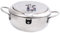 KICHOUSE Freidora controlada por Temperatura freidora Aceite freidora de Aceite hornillo Gas Fryer Cacerola termómetro bateria de Cocina Juego de ollas Olla con Temperatura sartén Silver