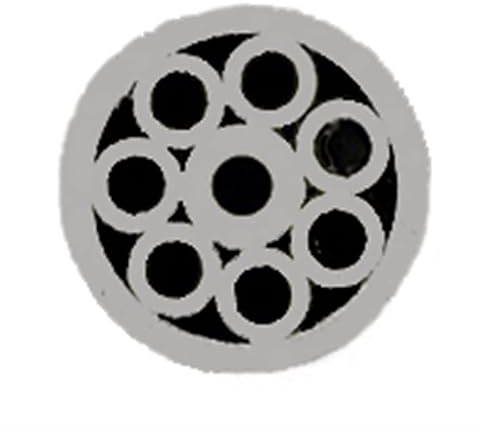HBALDTEDC Mosaic Pin Rivets for Knife Handle, Copper Alloy Mosaic Pin Rivets For Knife Handle 6mm x 90mm