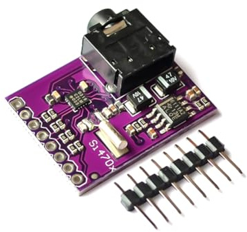 Cenei Si4703 FM Tuner Evaluation Board Digital Radio Broadcast Data Processing Module for AVR ARM PIC with Pins Si4703 FM Tuner Evaluation Board Radio Tuner Board