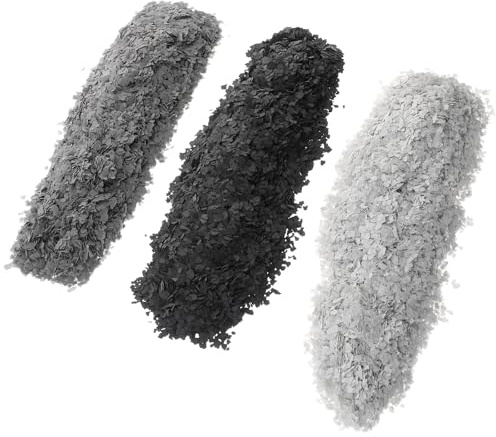 HONMEET 1 Kg Epoxidharz Farbchips Bodenbeschichtung Flocken für Beton Innen Außen Garage Wandfarbe