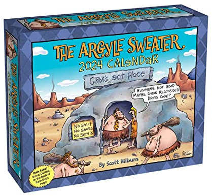 The Argyle Sweater 2024 Day-to-Day Calendar: Original Andrews McMeel-Tagesabreißkalender [Kalendar]