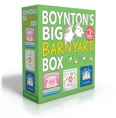Boynton's Big Barnyard Box (Boxed Set): Perfect Piggies!; Fifteen Animals!; Barnyard Dance! (Boynton on Board)