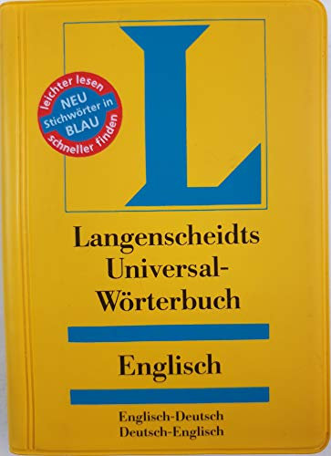 Langenscheidts Universal-Wörterbuch, Englisch