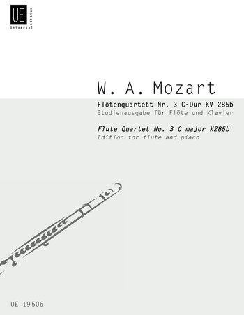 Floetenquartett 3 C-Dur KV 285 B. Flöte, Klavier