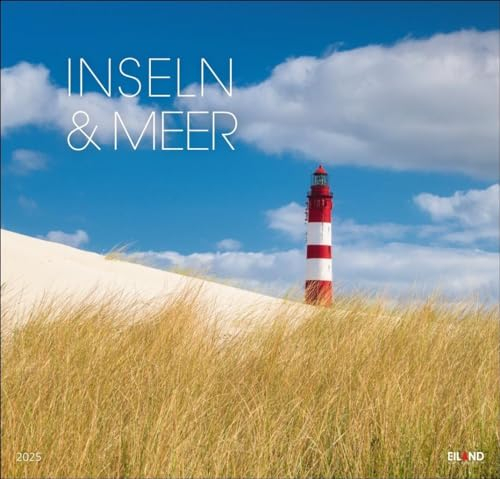 Inseln und Meer Edition Kalender 2025: Die nordfriesische Landschaft in einem hochwertigen Fotokalender. Kalender 2025 Landschaften voll Wasser und weißem Sand.