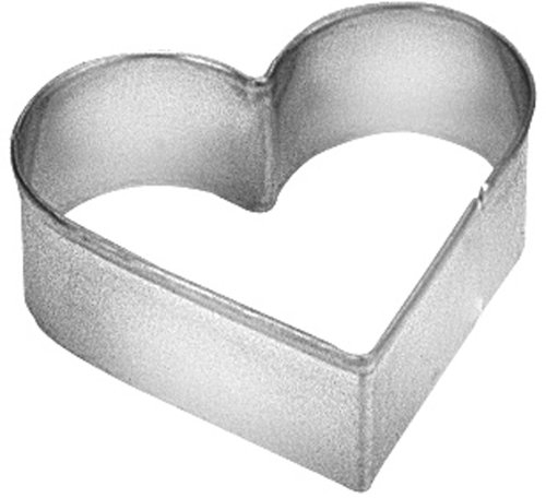 Tescoma Cortapastas Corazon PEQUEÑO Delicia, Metal, Plateado