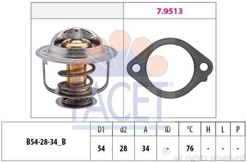 Facet 7.8521 Thermostat, Kⁿhlmittel