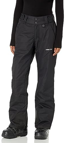 Arctix Pantalones de esquí de Nieve aislados para Mujer, Color Negro, Talla XS Alta