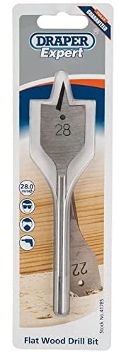 Draper 41785 - Experto 28mm mecha de madera plana