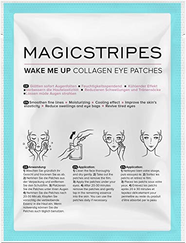 MAGICSTRIPES Wake Me Up Collagen Eye Patches, Einzelmaske