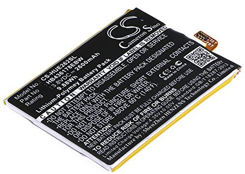 CS Cameron sino Batterie de Rechange pour 2629, Ascend Mate 7S, CRR-CL00, CRR-CL20, CRR-L09, CRR-UL00, CRR-UL20, E2629, Mate S, Mate S Force Touch Premium EDI (2600 mAh) HB436178EBW, HB436178EBW+