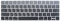 HRH Korean Language Silicone Keyboard Cover Compatible for MacBook Pro with Touch Bar 13 Inch and 15 Inch (A2159/A1989/A1706,A1990/A1707) 2019 2018 2016 2017 Release USA Version,Ombre Gray