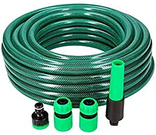 Basic Line Gartenschlauch-Kit ø innen 15 mm ø außen 20 mm (5/8 ) - 25 m Rolle mit edm Zubehör