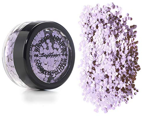 Stargazer Biodegradable Chunky Glitter Shaker - Violet. Festival Friendly Biodegradable Cosmetic Glitter