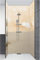 ARTland Duschrückwand Eck mit Motiv Alu Rückwand Dusche Bad Verkleidung wasserfest Duschwand Größe personalisiert 3 Segmente Natur Wellness Zen Sand Steine Beige R2PT