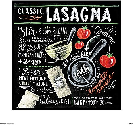 Erik Kunstdruck - Lil & Val Lasagne - Print