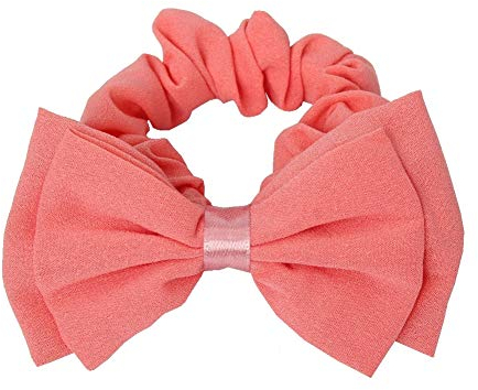 JUSTFOX - Schleife Haargummis Zopf-Halter Bow Light Coral
